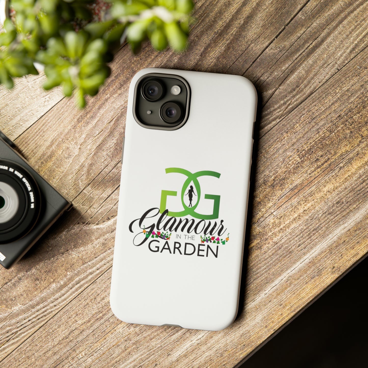 Glamour In The Garden Tough Customizable Phone Cases | Apple iPhone, Samsung Galaxy, and Google Pixel