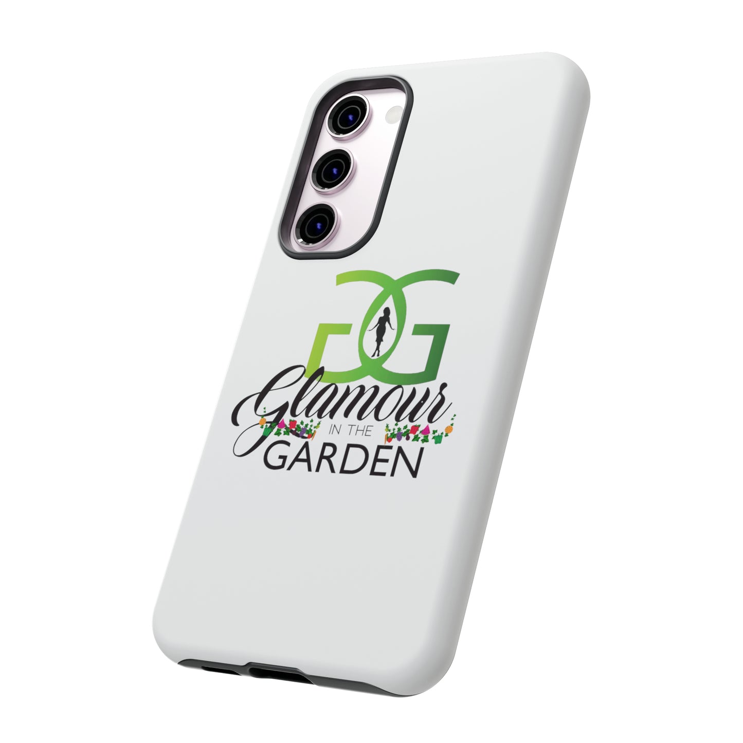 Glamour In The Garden Tough Customizable Phone Cases | Apple iPhone, Samsung Galaxy, and Google Pixel