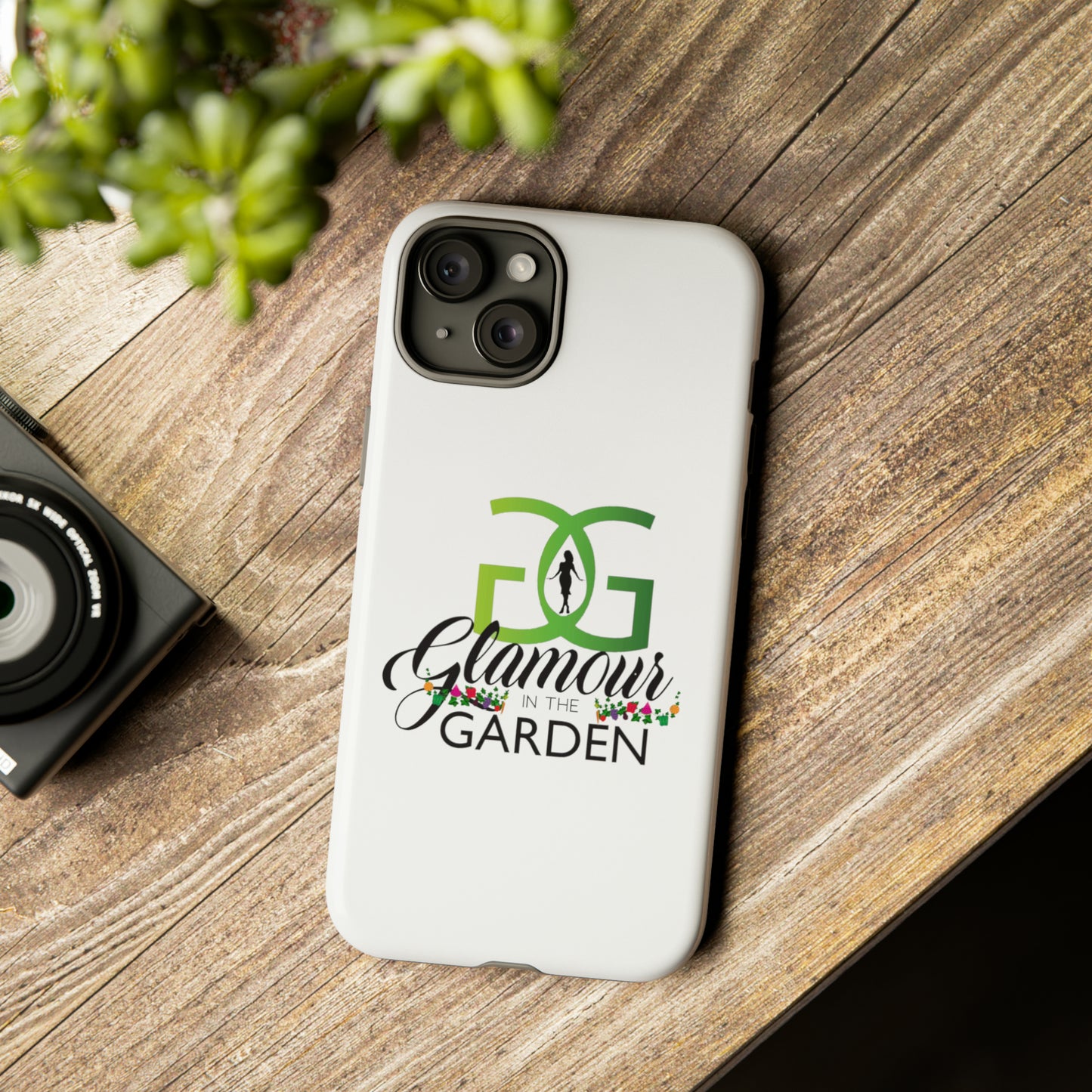 Glamour In The Garden Tough Customizable Phone Cases | Apple iPhone, Samsung Galaxy, and Google Pixel