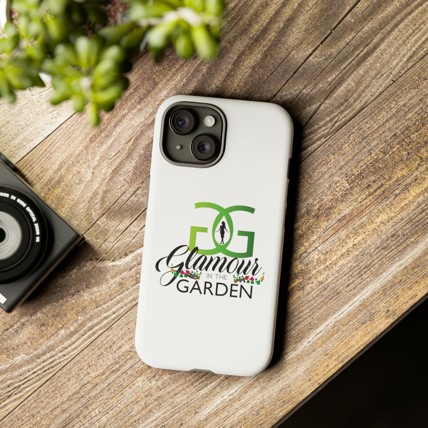 Glamour In The Garden Tough Customizable Phone Cases | Apple iPhone, Samsung Galaxy, and Google Pixel