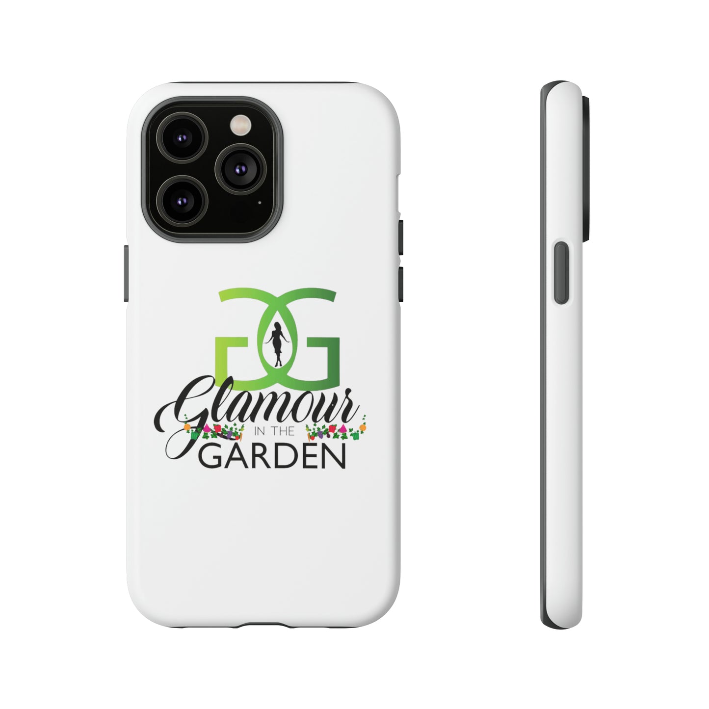 Glamour In The Garden Tough Customizable Phone Cases | Apple iPhone, Samsung Galaxy, and Google Pixel