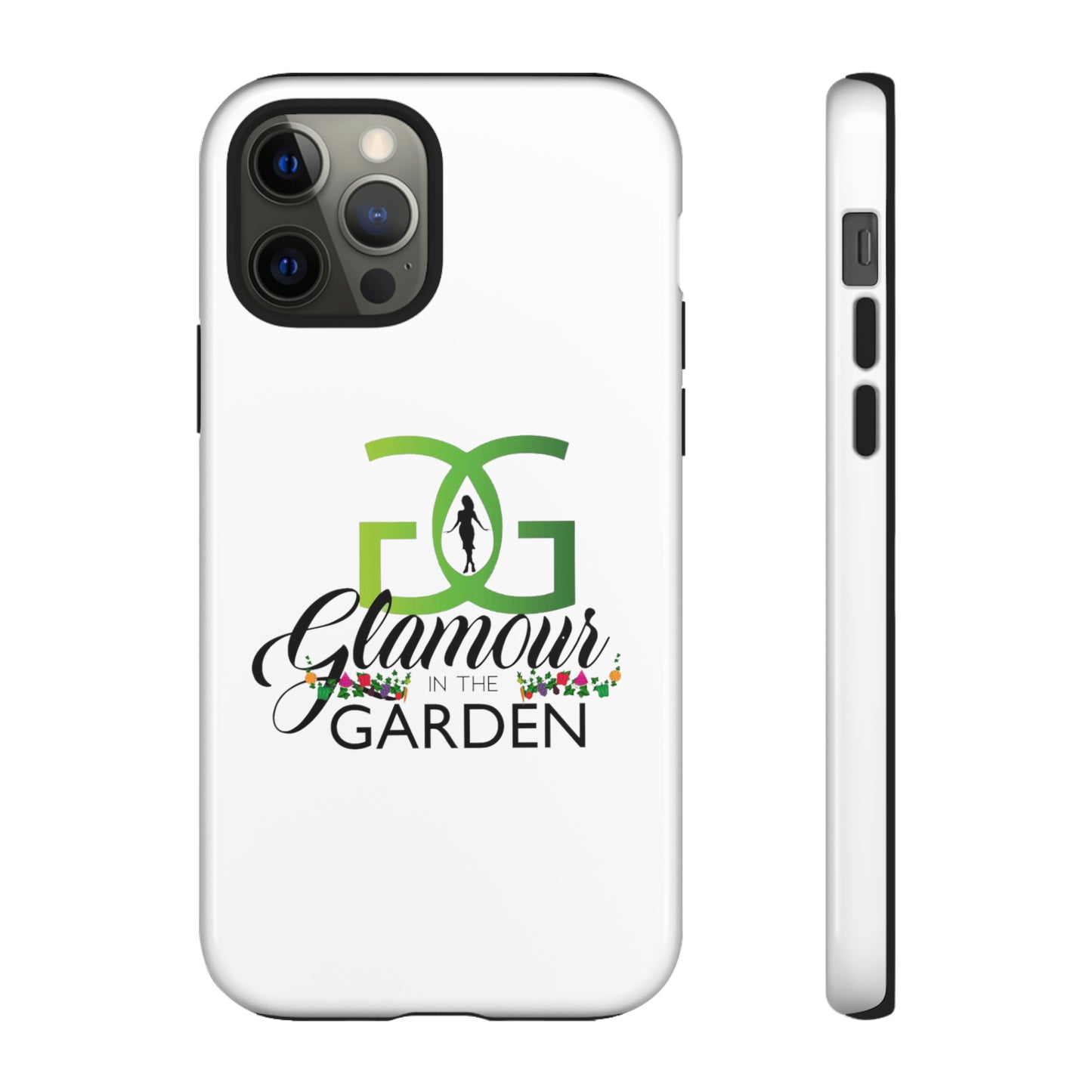 Glamour In The Garden Tough Customizable Phone Cases | Apple iPhone, Samsung Galaxy, and Google Pixel