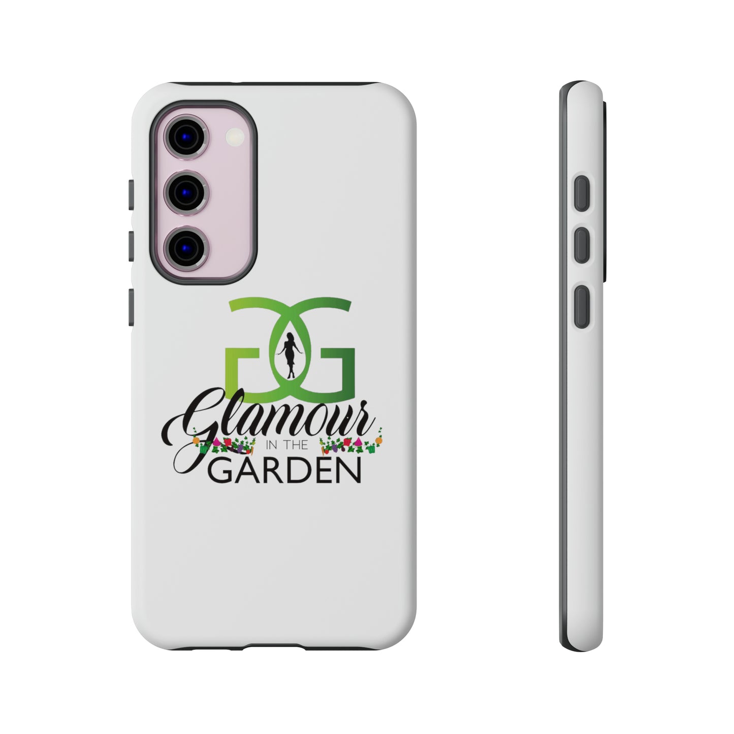 Glamour In The Garden Tough Customizable Phone Cases | Apple iPhone, Samsung Galaxy, and Google Pixel