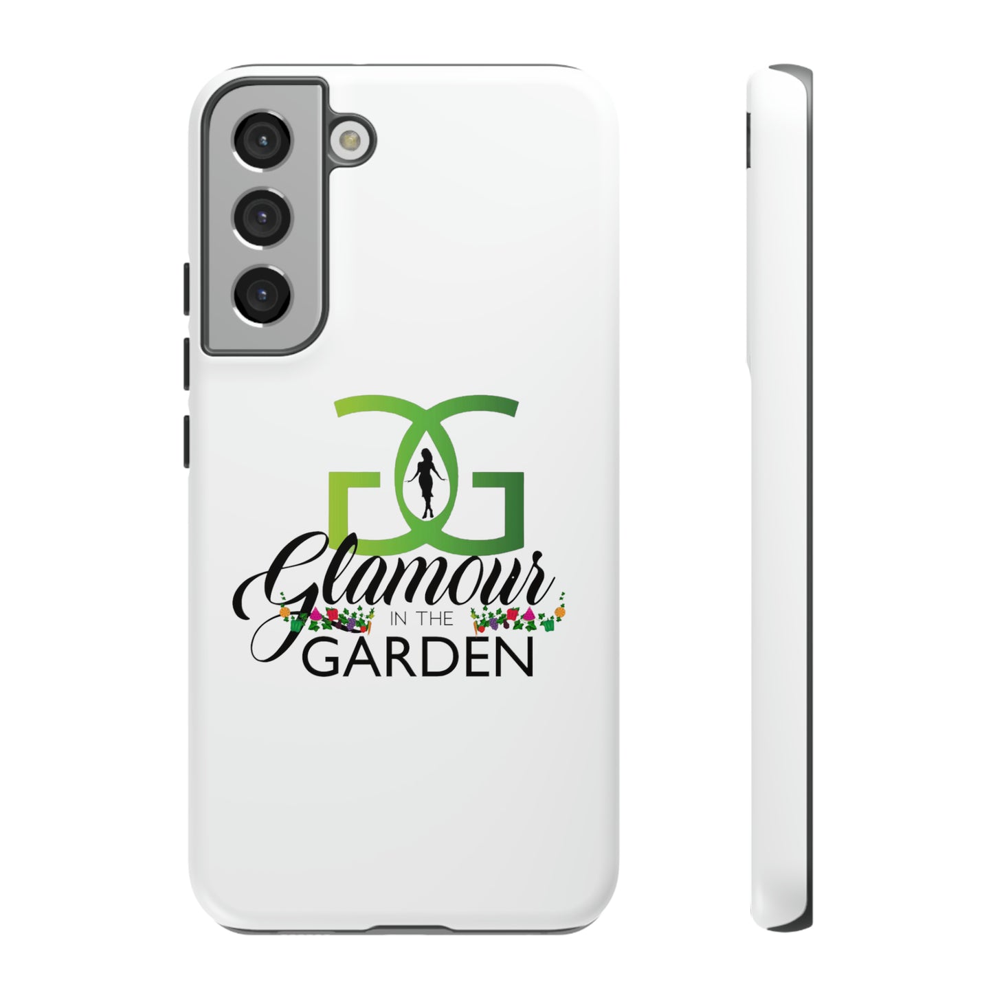 Glamour In The Garden Tough Customizable Phone Cases | Apple iPhone, Samsung Galaxy, and Google Pixel