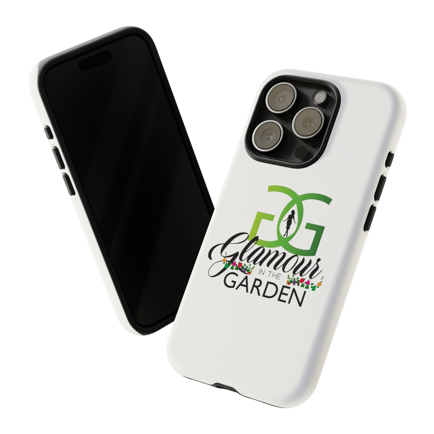 Glamour In The Garden Tough Customizable Phone Cases | Apple iPhone, Samsung Galaxy, and Google Pixel