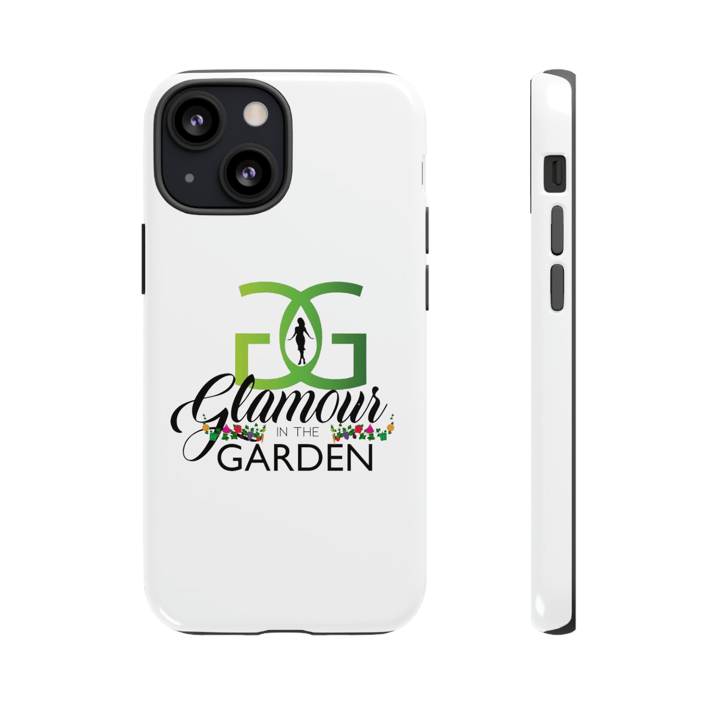 Glamour In The Garden Tough Customizable Phone Cases | Apple iPhone, Samsung Galaxy, and Google Pixel