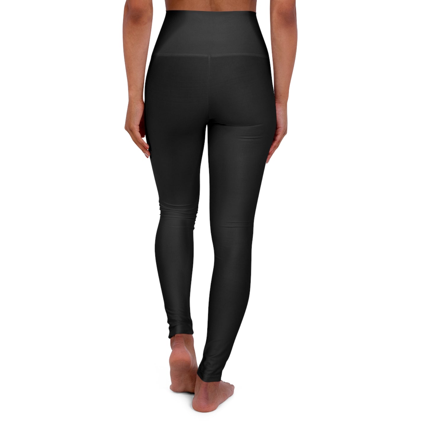 Glamour In The Garden High Waisted Yoga Leggings (AOP)