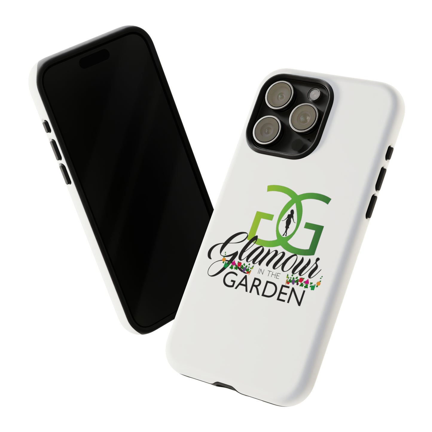Glamour In The Garden Tough Customizable Phone Cases | Apple iPhone, Samsung Galaxy, and Google Pixel