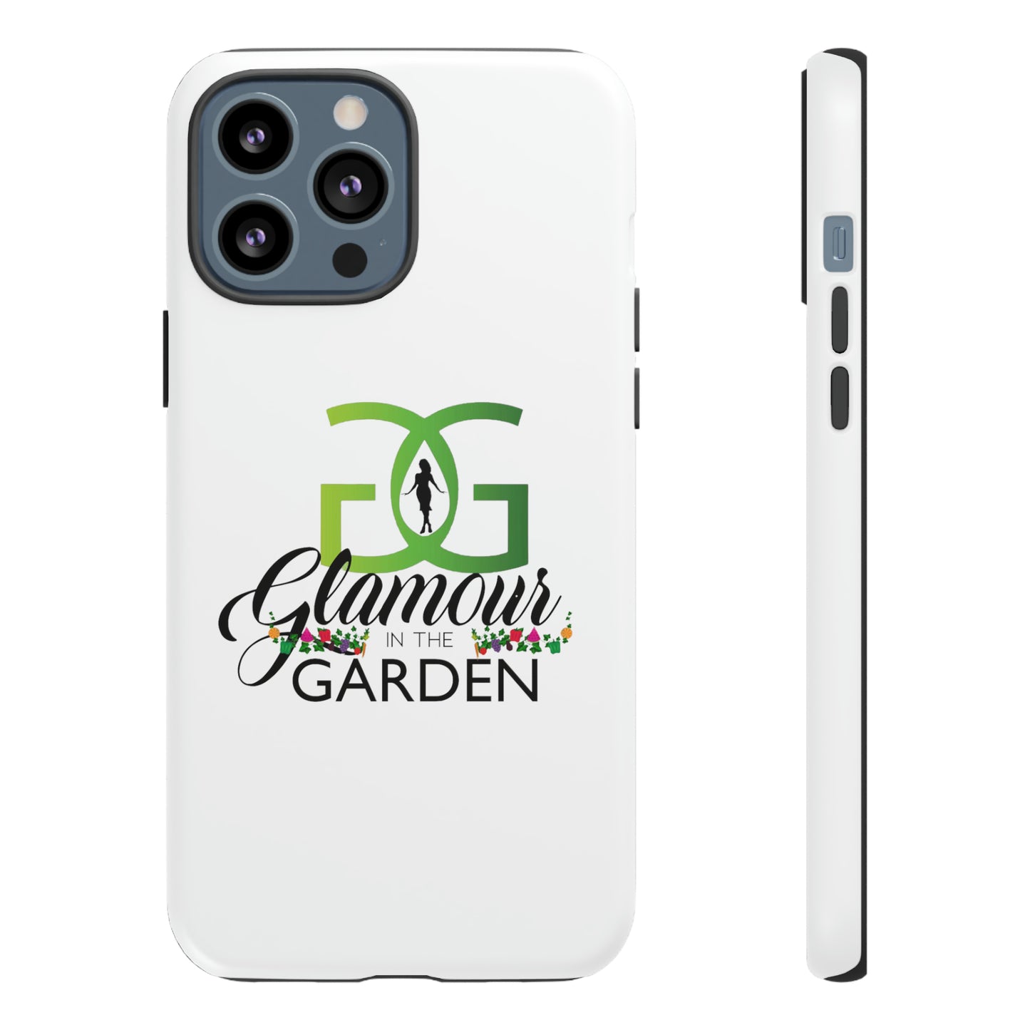 Glamour In The Garden Tough Customizable Phone Cases | Apple iPhone, Samsung Galaxy, and Google Pixel