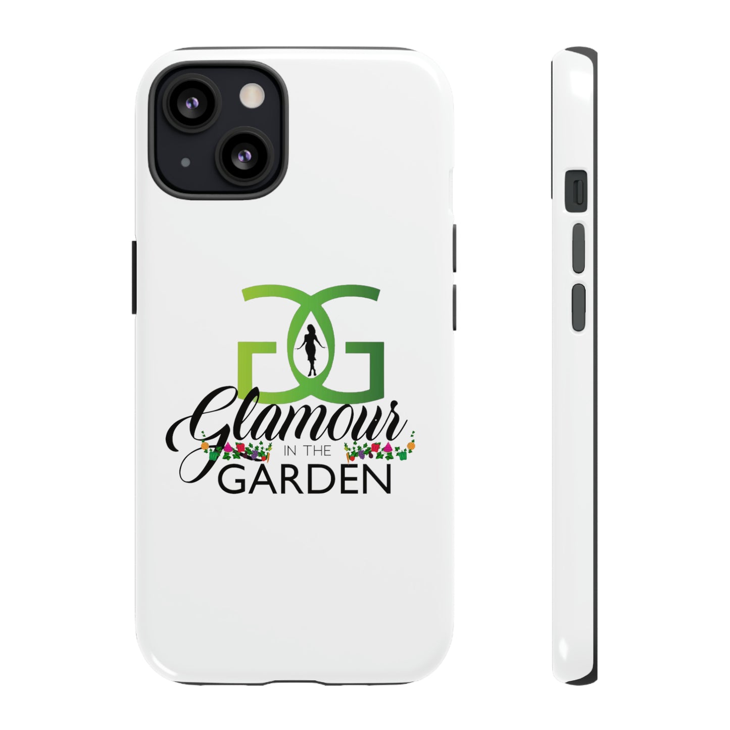 Glamour In The Garden Tough Customizable Phone Cases | Apple iPhone, Samsung Galaxy, and Google Pixel