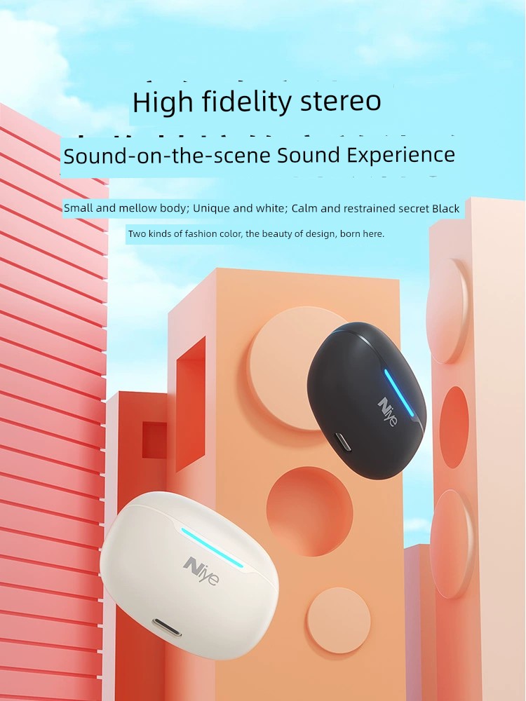 Bluetooth Headset New 2023 Wireless Classy High Sound Quality Female Noise Reduction Ultra-Long Life Battery for Apple Huawei 2738