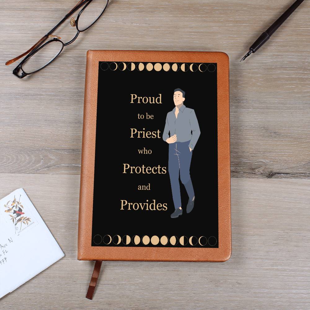 Proud To Be Priest Who Protects and Provides Journal Great gift to celebrate Father's Day, Anniversary, Birthday, Graduation, Grandfather's, Uncles, Nephews, or any other celebration.
