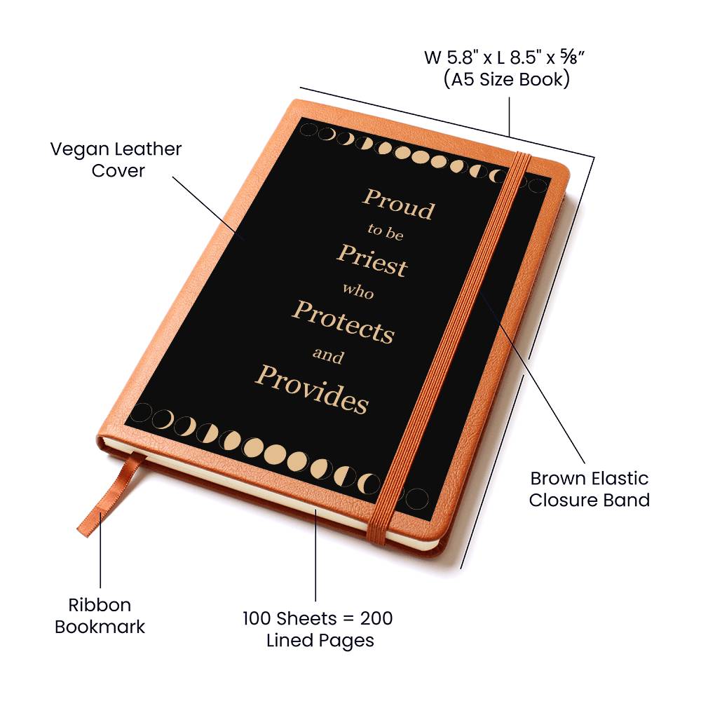 Proud To Be Priest Who Protects and Provides Journal Great gift to celebrate Father's Day, Anniversary, Birthday, Graduation, Grandfather's, Uncles, Nephews, or any other celebration.