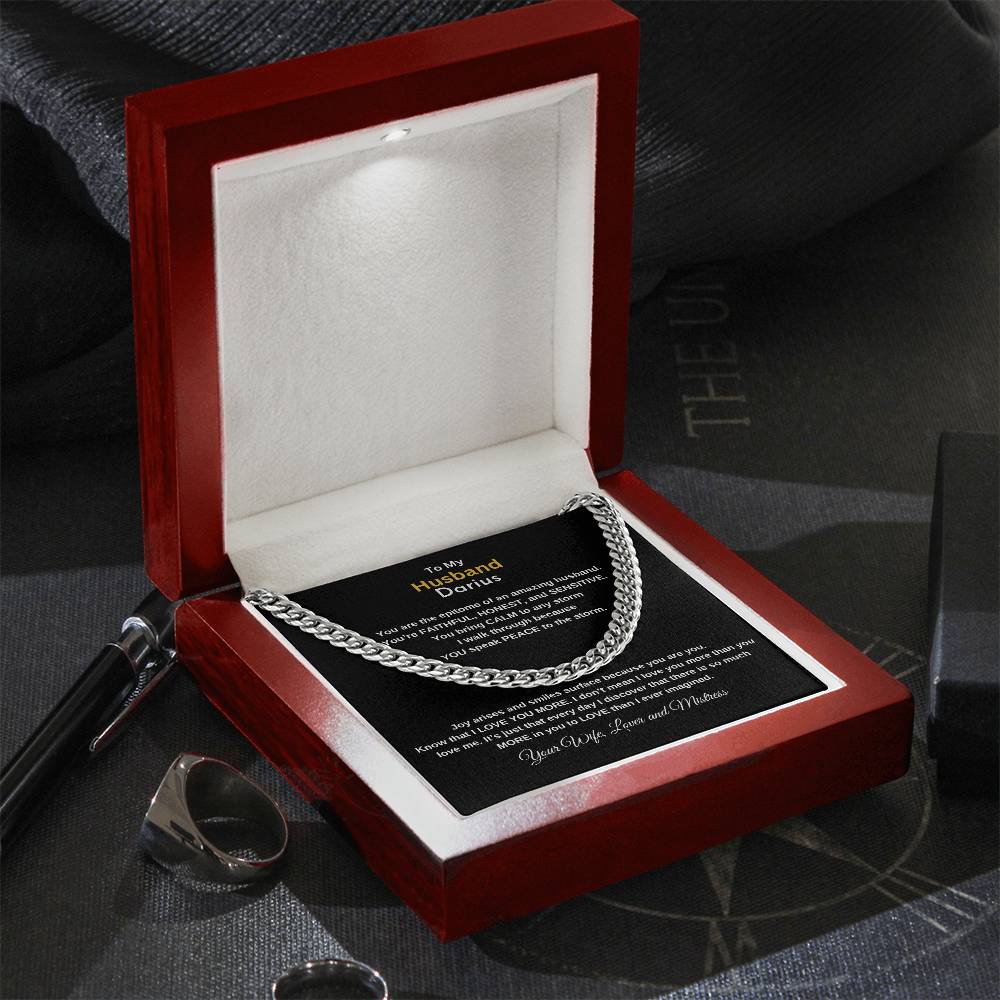 Celebrate Your Man with this Cuban Link Chain, Makes a great gift for Christmas, Celebrations, Birthdays, etc